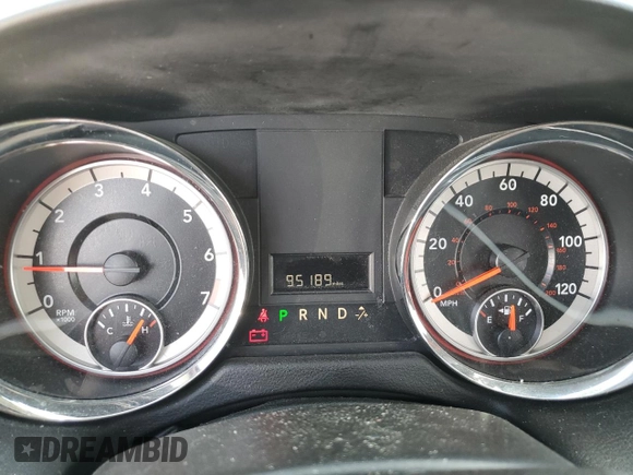 2017 Dodge Grand Caravan SE Plus with VIN 2C4RDGBG2HR728547, listed as a Copart auction lot 49458325 with 95,189 mi miles and Salvage Title. Bid and sale history available at DreamBid. Image 9.