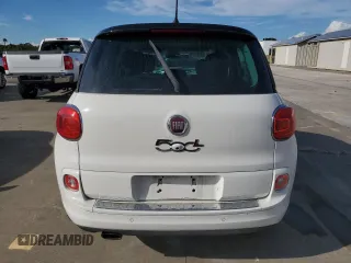 2014 FIAT 500L Lounge with VIN ZFBCFACH8EZ004015, listed as a Copart auction lot 73840584 with 0 mi miles and Salvage Title. Bid and sale history available at carsss.com. Image 6.