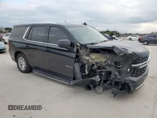 2023 Chevrolet Tahoe LS with VIN 1GNSCMKD8PR149034, listed as a Copart auction lot 46245545 with 102,333 mi miles and Non repairable. Bid and sale history available at DreamBid. Image 4.
