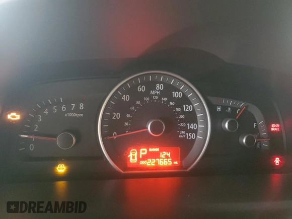 2009 Kia Borrego EX with VIN KNDJJ742X95019306, listed as a Copart auction lot 80396884 with 227,665 mi miles and Clean Title. Bid and sale history available at DreamBid. Image 9.