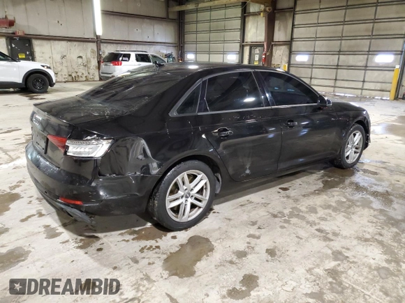 2017 Audi A4 Premium with VIN WAUGNAF42HN058932, listed as a Copart auction lot 44778245 with 124,281 mi miles and Salvage Title. Bid and sale history available at carsss.com. Image 3.