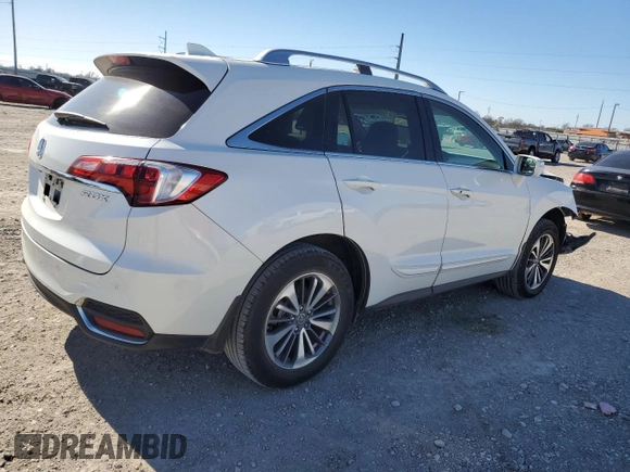 2016 Acura RDX Advance Pkg with VIN 5J8TB3H76GL003019, listed as a Copart auction lot 87494044 with 33,552 mi miles and Salvage Title. Bid and sale history available at carsss.com. Image 3.