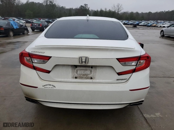 2018 Honda Accord Sedan Sport 1.5T with VIN 1HGCV1F33JA072040, listed as a Copart auction lot 44643885 with 140,466 mi miles and Salvage Title. Bid and sale history available at carsss.com. Image 6.