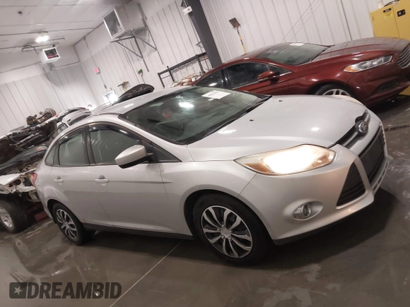 2012 Ford Focus SE with VIN 1FAHP3F24CL217049, listed as a IAAI auction lot 41825450 with 86,573 mi miles. Bid and sale history available at carsss.com. Image 14.