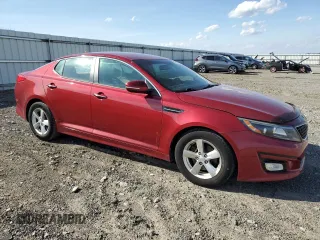 2015 Kia Optima LX with VIN 5XXGM4A70FG487309, listed as a Copart auction lot 50470835 with 96,517 mi miles and Salvage Title. Bid and sale history available at DreamBid. Image 4.