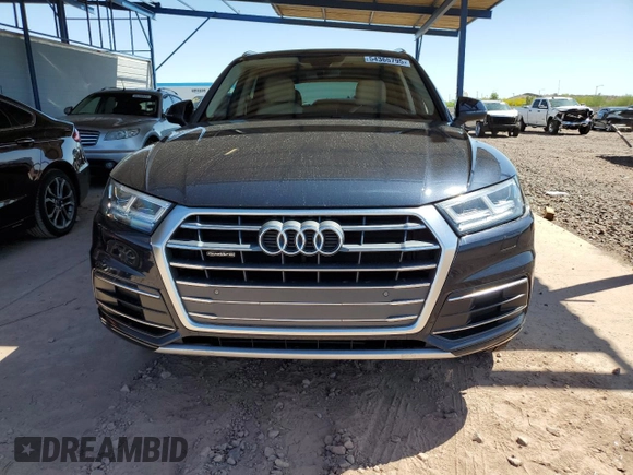 2018 Audi Q5 Premium Plus with VIN WA1BNAFY8J2161015, listed as a Copart auction lot 54365795 with 25,921 mi miles and Salvage Title. Bid and sale history available at carsss.com. Image 5.