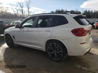 2020 BMW X3 M with VIN 5YMTS0C00L9B85177, listed as a Copart auction lot 88359765 with 79,993 mi miles and Salvage Title. Bid and sale history available at carsss.com. Image 2.