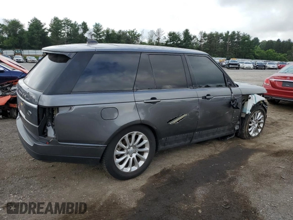 2018 Land Rover Range Rover HSE z VIN SALGS2RK7JA382430, wystawiony jako Copart lot #63055095 z przebiegiem 117 235 mil mil oraz Szkoda całkowita • Salvage title. Historia ofert i sprzedaży dostępna na DreamBid. Obrazek 3.