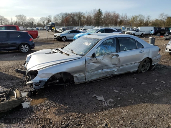 2003 Mercedes-Benz S 55 AMG with VIN WDBNG74J33A379554, listed as a Copart auction lot 51157965 with Not Provided miles and Salvage Title. Bid and sale history available at DreamBid. Image 1.