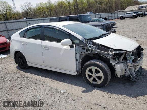 2015 Toyota Prius Four with VIN JTDKN3DU8F1957696, listed as a Copart auction lot 53691545 with 161,776 mi miles and Salvage Title. Bid and sale history available at DreamBid. Image 4.