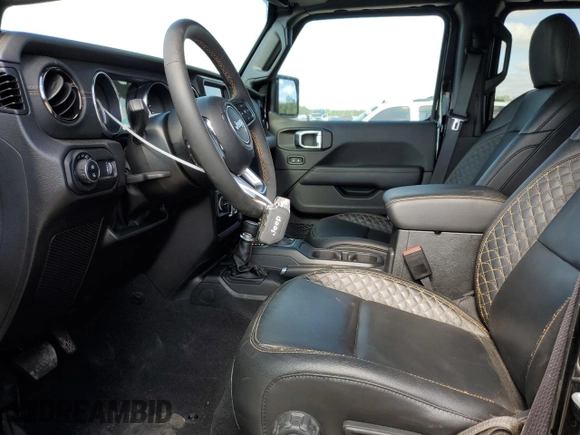 2023 Jeep Gladiator High Altitude z VIN 1C6HJTFG1PL591347, wystawiony jako Copart lot #52847825 z przebiegiem 9 854 mil mil oraz Szkoda całkowita • Salvage title. Historia ofert i sprzedaży dostępna na DreamBid. Obrazek 7.