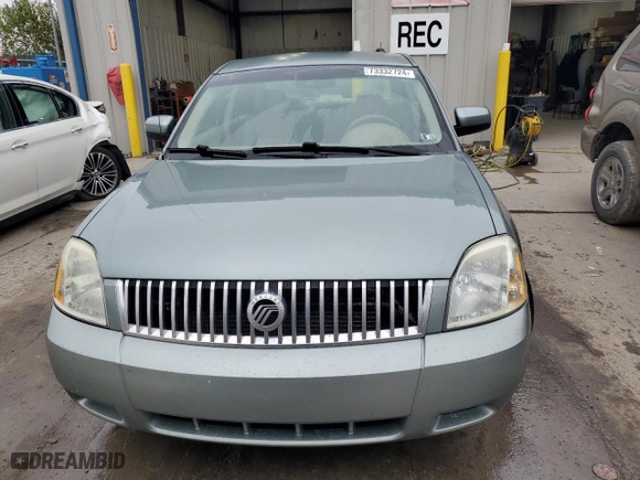 2007 Mercury Montego Premier with VIN 1MEHM42187G608546, listed as a Copart auction lot 73332724 with 163,577 mi miles and Salvage Title. Bid and sale history available at carsss.com. Image 5.