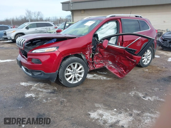 2017 Jeep Cherokee Limited with VIN 1C4PJMDS3HW545973, listed as a IAAI auction lot 41736177 with 131,299 mi miles. Bid and sale history available at carsss.com. Image 17.