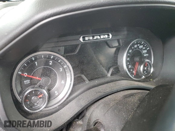 2020 Ram 1500 Big Horn with VIN 1C6SRFFM5LN229056, listed as a Copart auction lot 57224183 with 0 mi miles. Bid and sale history available at carsss.com. Image 9.
