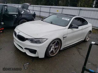 2015 BMW M4 with VIN WBS3R9C53FK332387, listed as a Copart auction lot 45564745 with 65,759 mi miles and Salvage Title. Bid and sale history available at carsss.com. Image 1.