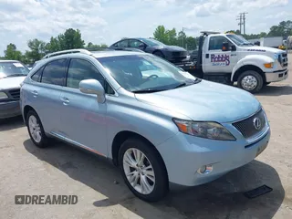 2010 Lexus RX 450h with VIN JTJBC1BA9A2411038, listed as a IAAI auction lot 42559352 with 248,128 mi miles and . Bid and sale history available at DreamBid. Image 1.