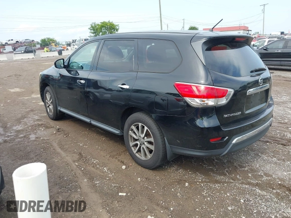 2014 Nissan Pathfinder S with VIN 5N1AR2MMXEC618625, listed as a IAAI auction lot 42794491 with 203,581 mi miles and . Bid and sale history available at DreamBid. Image 3.