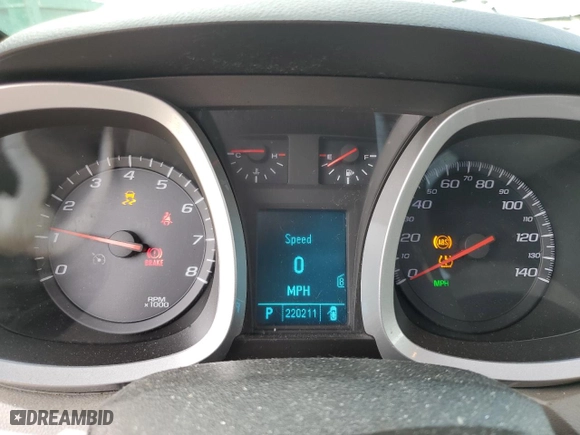2011 Chevrolet Equinox LT w/1LT with VIN 2CNFLDE53B6471594, listed as a Copart auction lot 49697765 with 220,211 mi miles and Salvage Title. Bid and sale history available at carsss.com. Image 9.