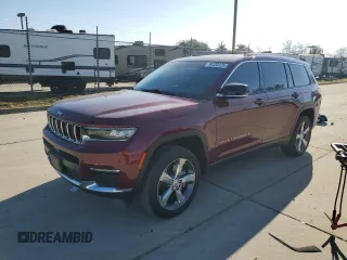 2021 Jeep Grand Cherokee Limited with VIN 1C4RJKBG9M8174778, listed as a Copart auction lot 89353225 with 41,713 mi miles and Salvage Title. Bid and sale history available at DreamBid. Image 1.