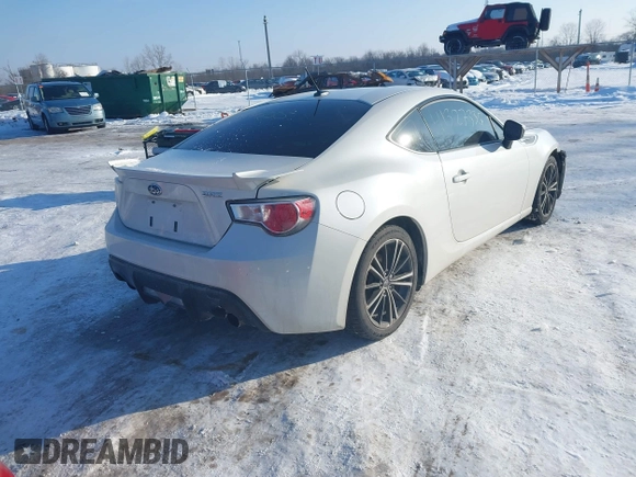 2014 Subaru BRZ Limited with VIN JF1ZCAC15E9601812, listed as a IAAI auction lot 41327335 with 97,406 mi miles. Bid and sale history available at carsss.com. Image 4.