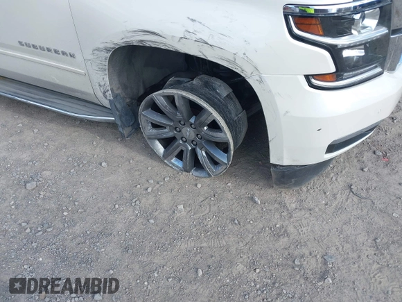 2015 Chevrolet Suburban LTZ with VIN 1GNSKKKC4FR304532, listed as a IAAI auction lot 41899860 with 123,624 mi miles. Bid and sale history available at carsss.com. Image 6.