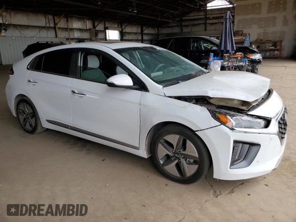 2021 Hyundai Ioniq Limited z VIN KMHC05LC2MU255940, wystawiony jako Copart lot #60332364 z przebiegiem Nie podano mil oraz Szkoda całkowita • Salvage title. Historia ofert i sprzedaży dostępna na DreamBid. Obrazek 4.
