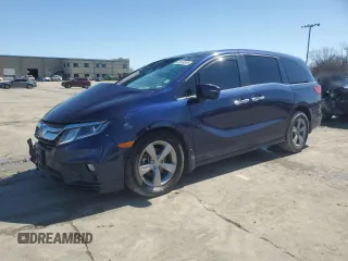 2019 Honda Odyssey EX-L with VIN 5FNRL6H71KB136550, listed as a Copart auction lot 48069595 with Not Provided miles and Salvage Title. Bid and sale history available at DreamBid. Image 1.
