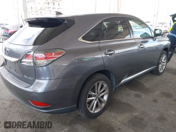 2015 Lexus RX 450h with VIN 2T2ZB1BA1FC004307, listed as a IAAI auction lot 41938179 with 174,255 mi miles and . Bid and sale history available at DreamBid. Image 4.