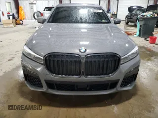 2021 BMW 7 Series 750i xDrive with VIN WBA7U2C0XMCF73616, listed as a Copart auction lot 62939935 with 57,052 mi miles and Salvage title. Bid and sale history available at DreamBid. Image 5.