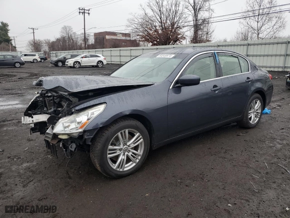 2012 Infiniti G25 Sedan x with VIN JN1DV6AR6CM861301, listed as a Copart auction lot 84049974 with 77,539 mi miles and Salvage Title. Bid and sale history available at carsss.com. Image 1.
