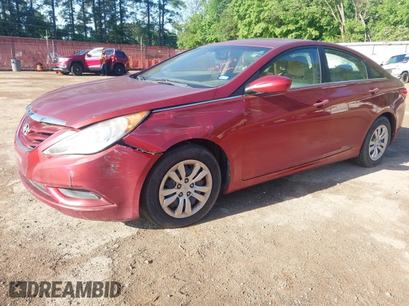 2011 Hyundai Sonata GLS with VIN 5NPEB4AC6BH248923, listed as a IAAI auction lot 42035423 with 99,309 mi miles. Bid and sale history available at carsss.com. Image 2.
