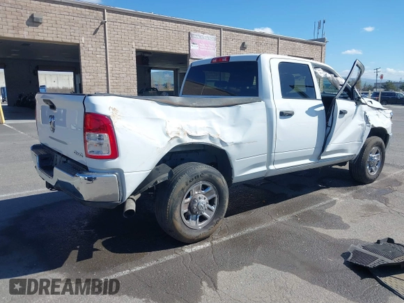 2024 Ram 2500 Tradesman with VIN 3C6UR5CL4RG223796, listed as a IAAI auction lot 41707695 with 37,056 mi miles. Bid and sale history available at carsss.com. Image 4.