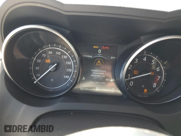 2018 Jaguar F-Type with VIN SAJDD1EV4JCK53324, listed as a Copart auction lot 46071114 with 53,199 mi miles and . Bid and sale history available at DreamBid. Image 9.
