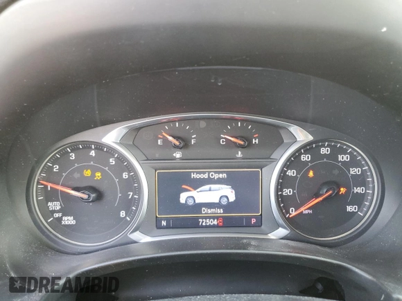 2019 GMC Terrain SLT with VIN 3GKALVEV6KL331396, listed as a Copart auction lot 47793645 with 72,504 mi miles and Salvage Title. Bid and sale history available at carsss.com. Image 9.