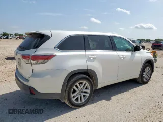 2016 Toyota Highlander LE z VIN 5TDBKRFHXGS255055, wystawiony jako Copart lot #64333555 z przebiegiem 80 122 mil mil oraz Szkoda całkowita • Salvage title. Historia ofert i sprzedaży dostępna na DreamBid. Obrazek 3.