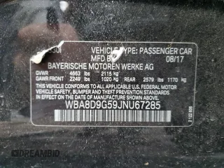 2018 BMW 3 Series 330i xDrive с VIN WBA8D9G59JNU67285, выставлен на аукционе Copart как лот 88704785 с пробегом 65 853 миль миль и Списание • Salvage title. История ставок и продаж доступна на DreamBid. Изображение 12.