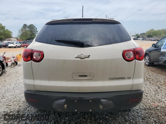 2012 Chevrolet Traverse LS with VIN 1GNKRFED9CJ306892, listed as a Copart auction lot 52736675 with 359,124 mi miles and Clean Title. Bid and sale history available at DreamBid. Image 6.
