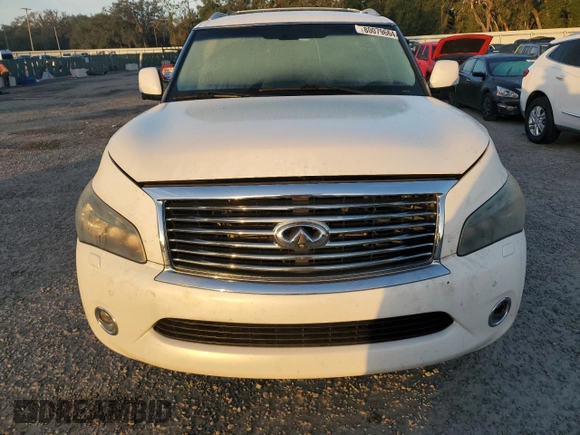 2012 Infiniti QX56 8-passenger with VIN JN8AZ2NC5C9317348, listed as a Copart auction lot 80079664 with 122,457 mi miles and Non Repairable. Bid and sale history available at carsss.com. Image 5.
