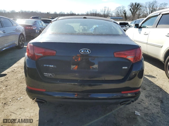 2011 Kia Optima LX with VIN KNAGM4A74B5068763, listed as a Copart auction lot 89064315 with 219,733 mi miles and Salvage Title. Bid and sale history available at carsss.com. Image 6.