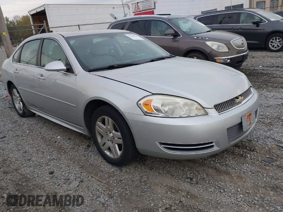2013 Chevrolet Impala LT with VIN 2G1WG5E34D1251791, listed as a IAAI auction lot 41948414 with 195,204 mi miles and . Bid and sale history available at DreamBid. Image 1.