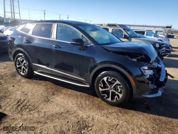 2023 Kia Sportage EX with VIN 5XYK33AF6PG133662, listed as a Copart auction lot 87768445 with 19,844 mi miles and Salvage Title. Bid and sale history available at carsss.com. Image 4.
