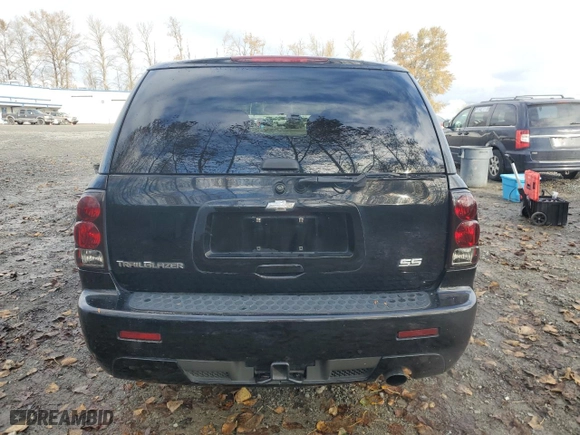 2006 Chevrolet TrailBlazer LT with VIN 1GNET13HX62100177, listed as a Copart auction lot 76395224 with 151,811 mi miles and Salvage Title. Bid and sale history available at carsss.com. Image 6.