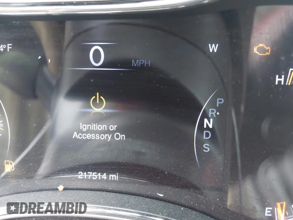 2015 Jeep Grand Cherokee Overland with VIN 1C4RJECG1FC769950, listed as a IAAI auction lot 42405712 with 217,514 mi miles and . Bid and sale history available at DreamBid. Image 15.