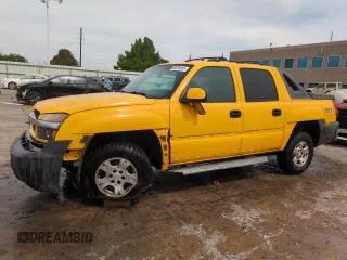 2004 Chevrolet Avalanche Z66 with VIN 3GNEC12T64G334407, listed as a Copart auction lot 58874815 with 204,070 mi miles and Salvage title. Bid and sale history available at DreamBid. Image 1.