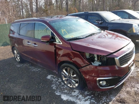 2015 Kia Sedona SX-L with VIN KNDME5C16F6029982, listed as a IAAI auction lot 41699862 with 99,070 mi miles and . Bid and sale history available at DreamBid. Image 1.