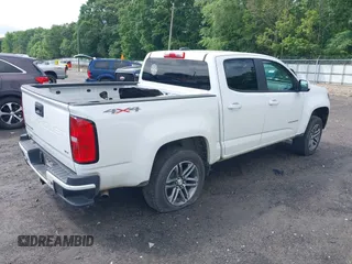 2022 Chevrolet Colorado 4WD Work Truck with VIN 1GCGTBEN0N1136281, listed as a IAAI auction lot 42258405 with 56,863 mi miles and . Bid and sale history available at DreamBid. Image 4.