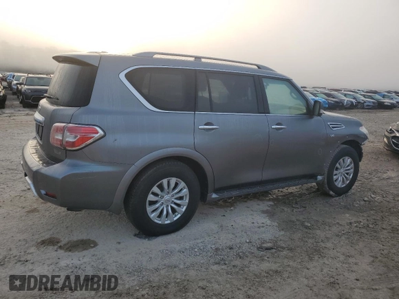 2017 Nissan Armada SV with VIN JN8AY2ND7H9007012, listed as a Copart auction lot 84239494 with 124,619 mi miles and Clean Title. Bid and sale history available at carsss.com. Image 3.