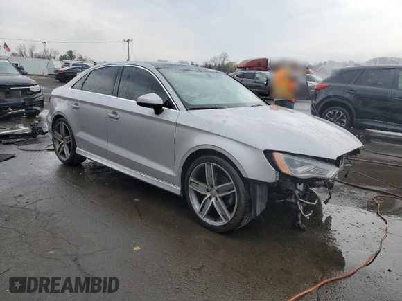 2015 Audi A3 2.0T Prestige with VIN WAUKFGFF1F1107697, listed as a Copart auction lot 52928815 with 70,430 mi miles and Salvage Title. Bid and sale history available at carsss.com. Image 4.