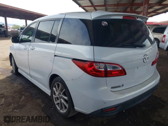 2013 Mazda 5 Touring with VIN JM1CW2CL0D0159894, listed as a IAAI auction lot 42386026 with 121,879 mi miles and . Bid and sale history available at DreamBid. Image 3.