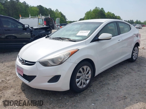 2011 Hyundai Elantra GLS with VIN 5NPDH4AE3BH033821, listed as a IAAI auction lot 42034422 with 222,069 mi miles. Bid and sale history available at carsss.com. Image 18.